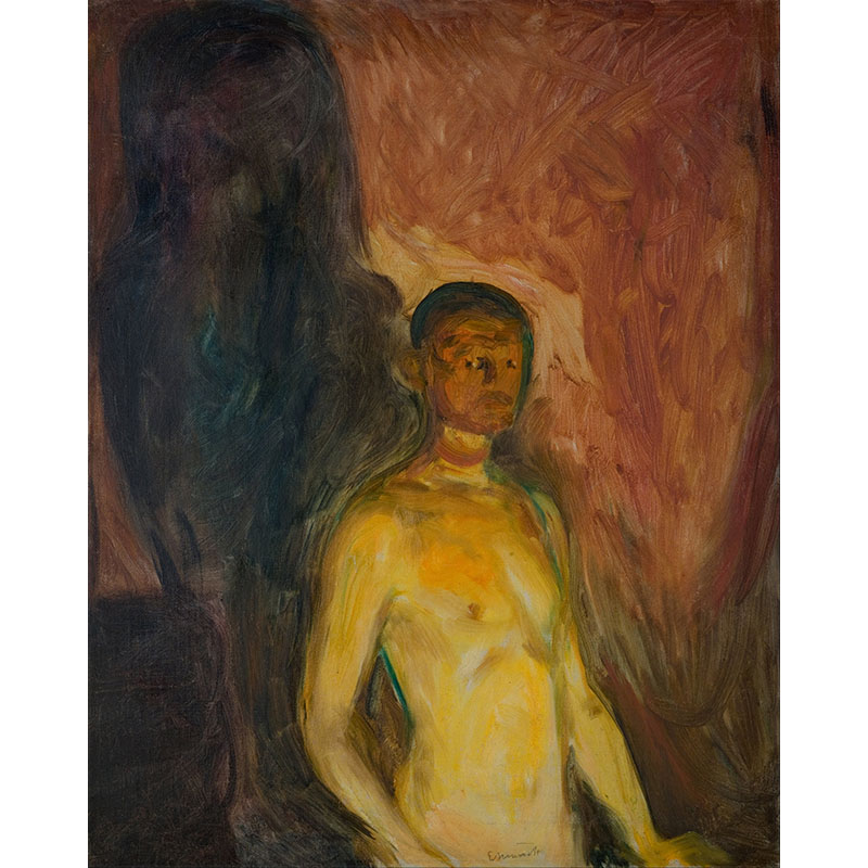 Πίνακας του Edvard Munch - Self Portrait In Hell